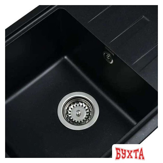 Кухонная мойка Wisent W620-25 (оникс) 3