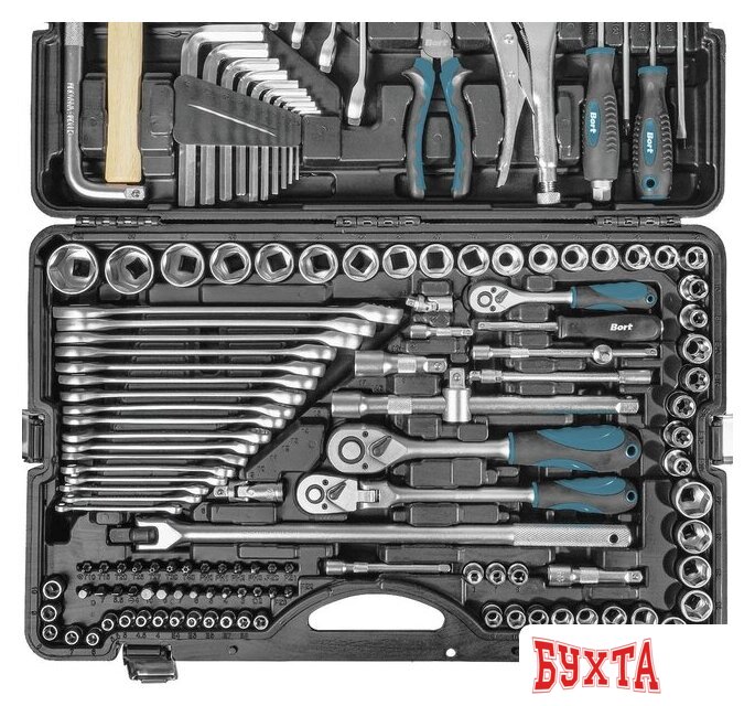 Универсальный набор инструментов Bort BTK-142 (142 предмета) 4