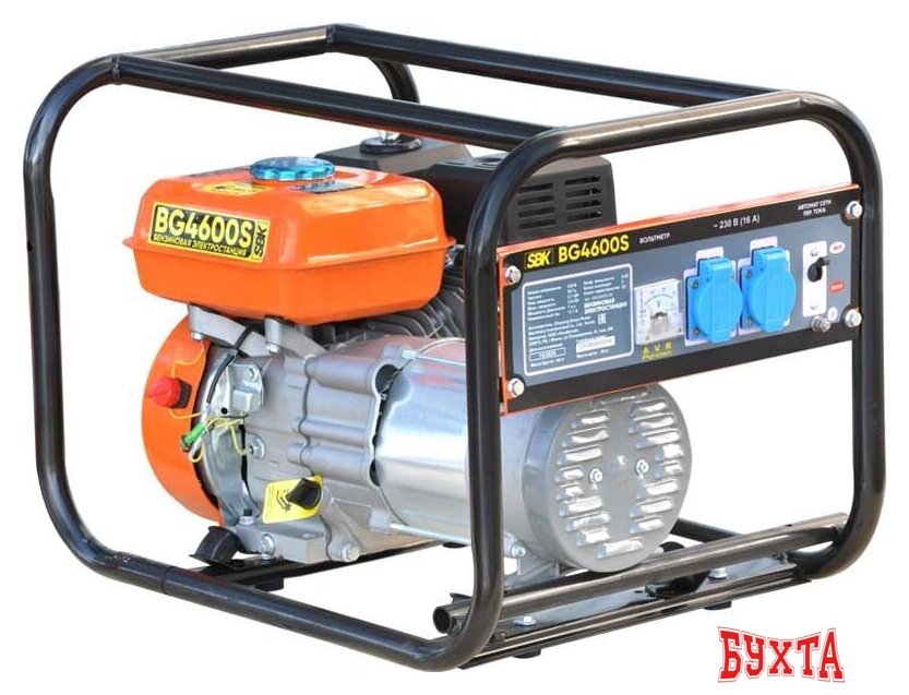 Бензиновый генератор SBK BG4600S 1
