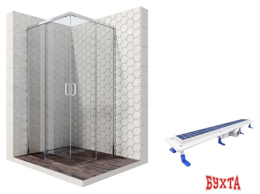 Душевой уголок Ambassador Set 11011104-ST4