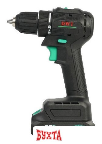 Дрель-шуруповерт DWT ABSP-20 DN-2 BMC (с 2-мя АКБ, кейс)