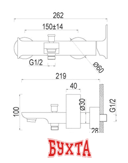 Смеситель Gerhans K08 13008 2