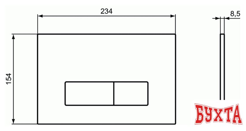 Инсталляция для унитаза Ideal Standard Prosys Frame 120 M R020467+R0121AC 2