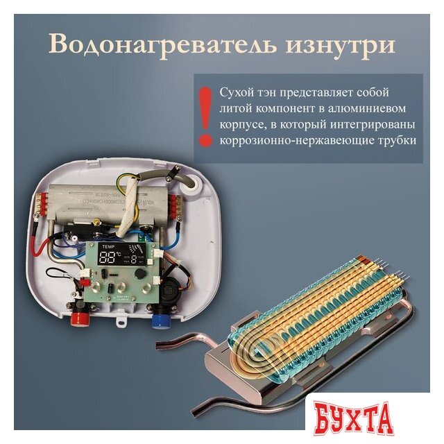 Проточный электрический водонагреватель Primoclima PC Therma 5.5 (W) 3