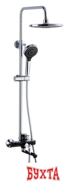 Душевая система FRAP F2442 (хром/черный)