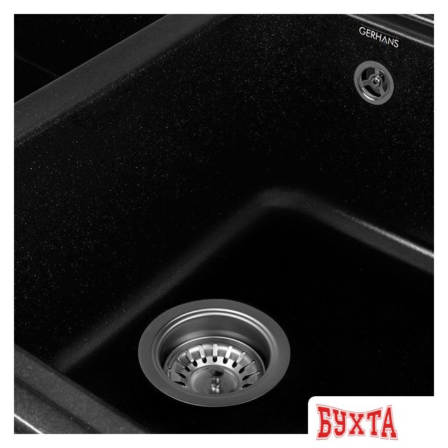 Кухонная мойка Gerhans C02 (оникс) 4