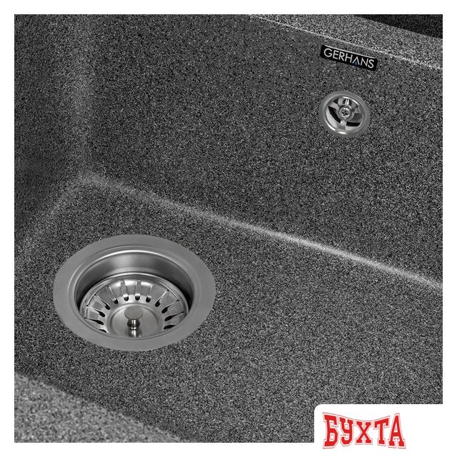 Кухонная мойка Gerhans E10 (графит) 4