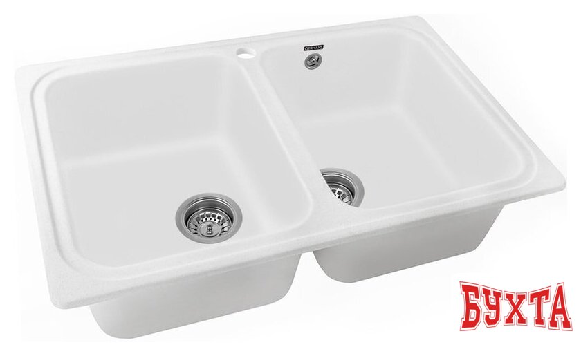 Кухонная мойка Gerhans C02 (белый) 3
