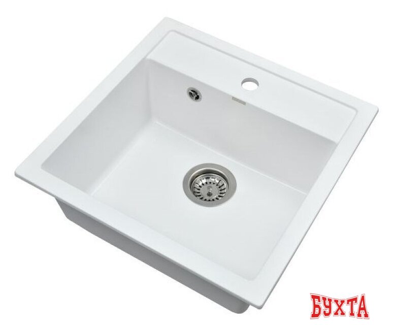 Кухонная мойка Wisent 510-28W (с сифоном GER013) 3