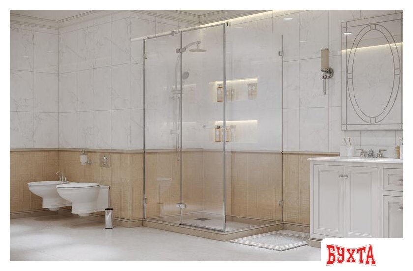 Душевой уголок Ambassador Abner 10011104L 120х90 2