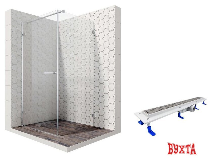 Душевой уголок Ambassador Set 10011101L-ST3