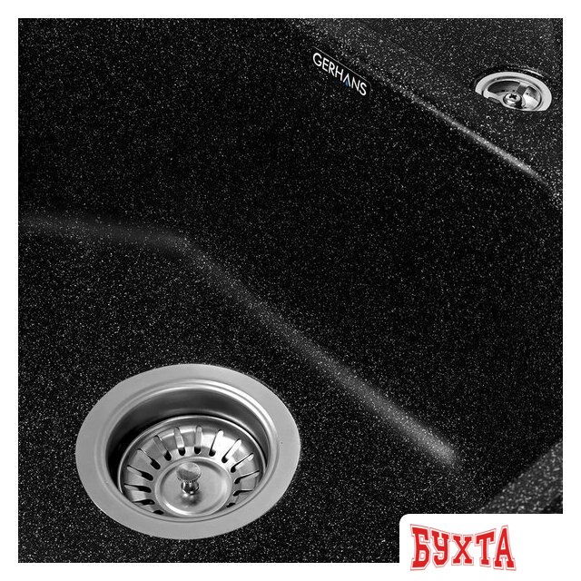 Кухонная мойка Gerhans E08 (черный) 4