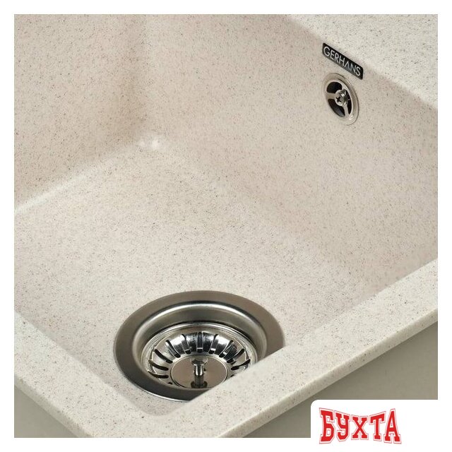 Кухонная мойка Gerhans В19 (бежевый) 3