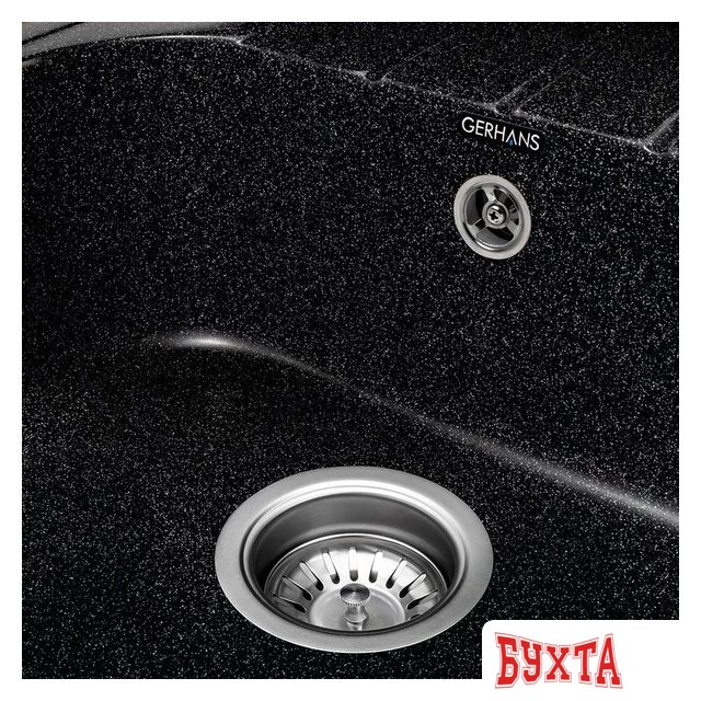 Кухонная мойка Gerhans B20 (черный) 4