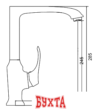 Смеситель Ledeme H42 L4042 2