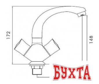 Смеситель Ledeme H87 L1087-2 2