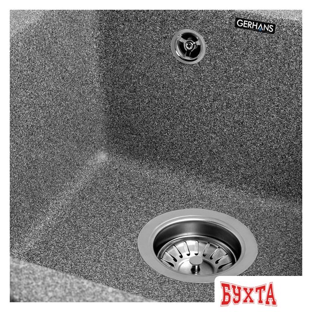 Кухонная мойка Gerhans A10 (графит) 4