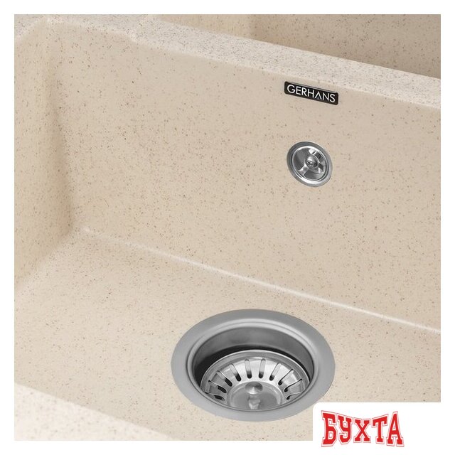 Кухонная мойка Gerhans C01 (бежевый) 4