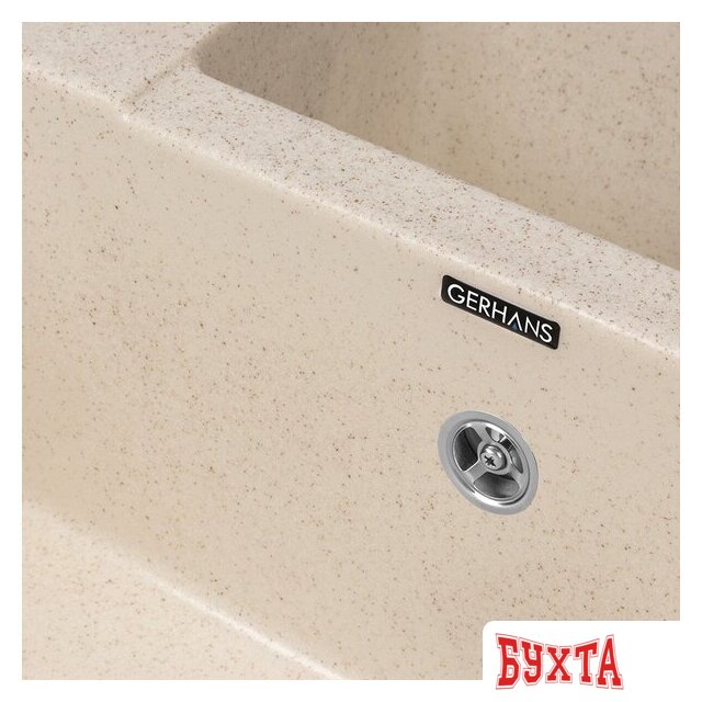 Кухонная мойка Gerhans C01 (бежевый) 5