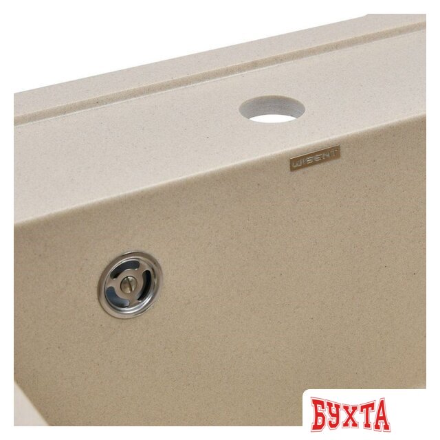 Кухонная мойка Wisent 510-30W (с сифоном GER013) 3