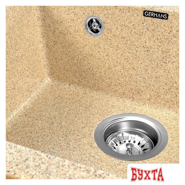 Кухонная мойка Gerhans A11 (песочный) 4