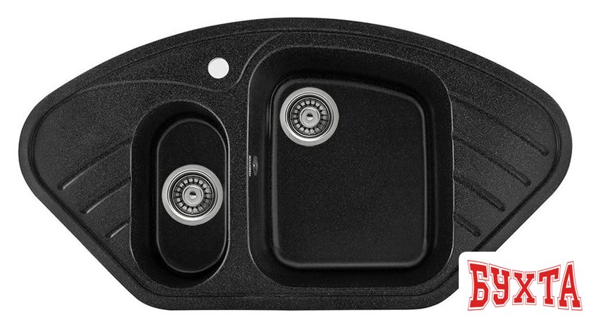 Кухонная мойка Gerhans E02 (черный)