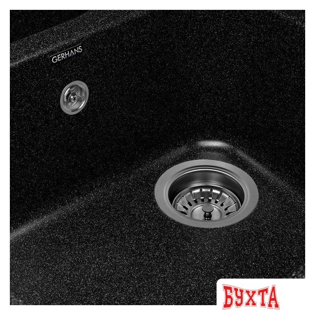 Кухонная мойка Gerhans E02 (черный) 4