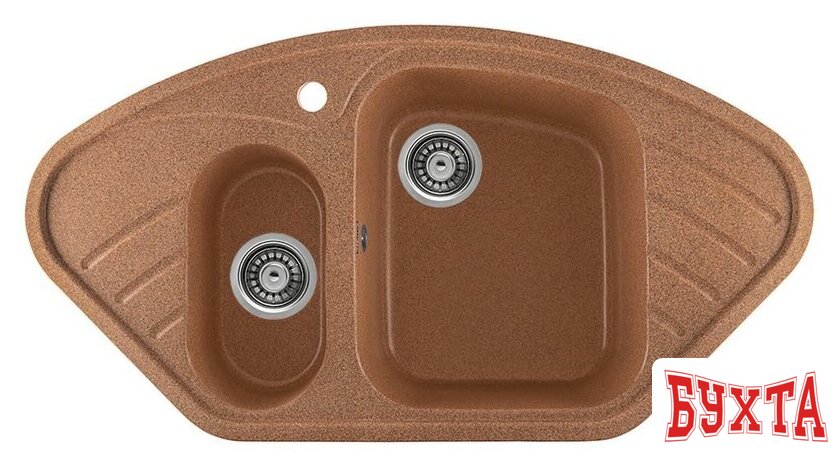 Кухонная мойка Gerhans E02 (терракот) 1