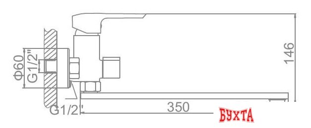 Смеситель Ledeme H58 L2258 2