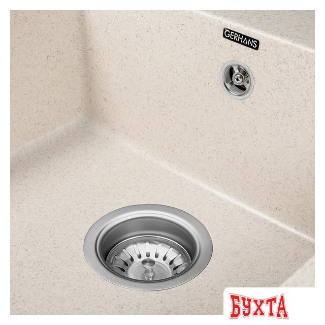 Кухонная мойка Gerhans B27 (бежевый) 4