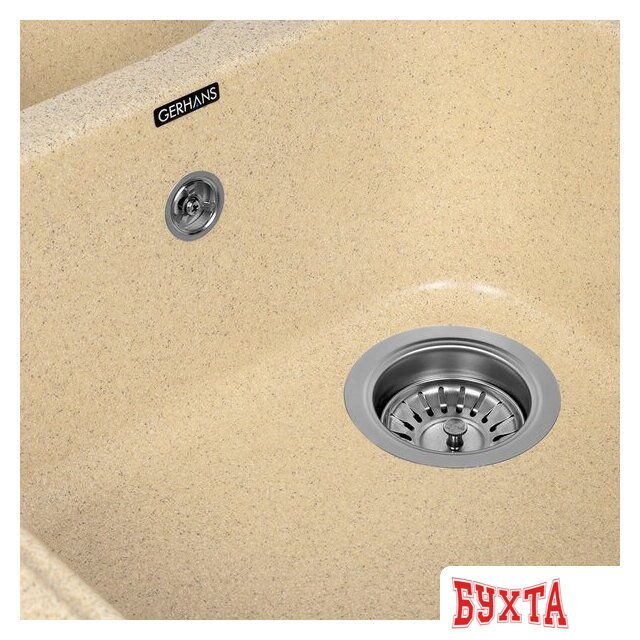 Кухонная мойка Gerhans E02 (песочный) 4