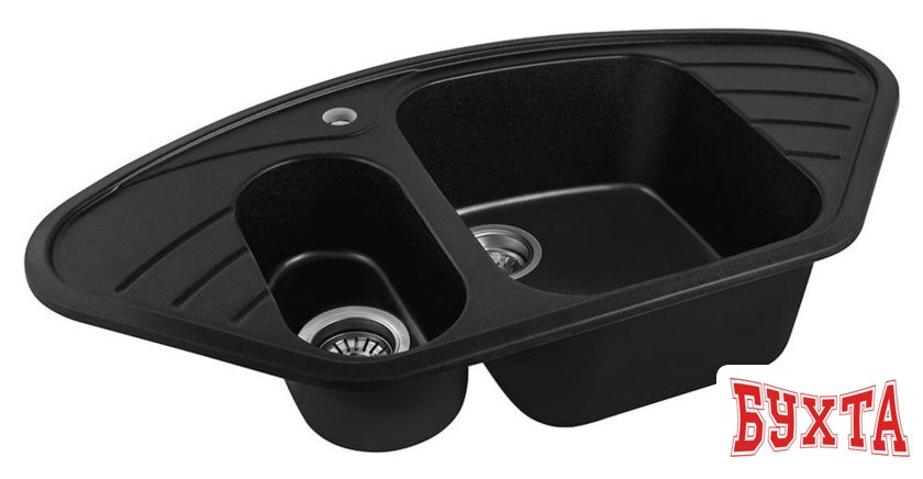 Кухонная мойка Gerhans E02 (оникс) 3