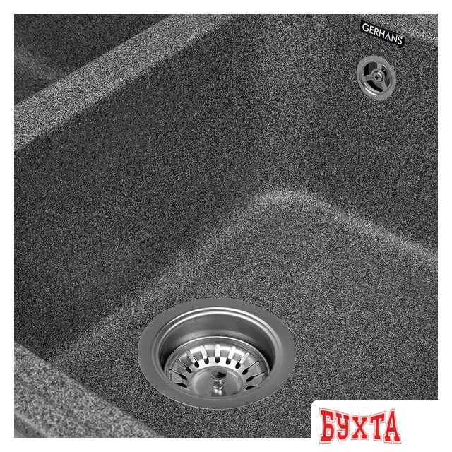Кухонная мойка Gerhans C02 (графит) 4