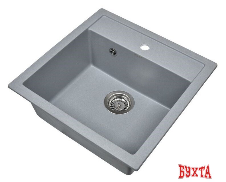 Кухонная мойка Wisent 510-29W (с сифоном GER013) 2