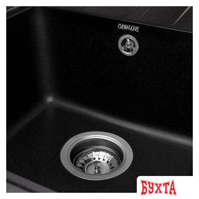 Кухонная мойка Gerhans B15 (оникс) 4