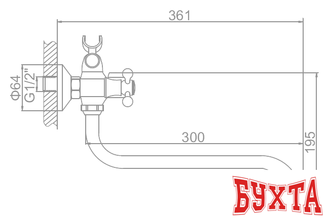 Смеситель Ledeme L2309 2