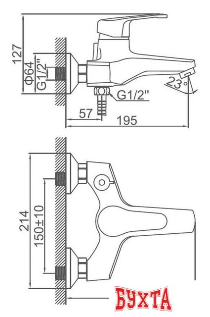 Смеситель Ledeme L3232 2
