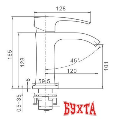 Смеситель Gappo G1007-6 2