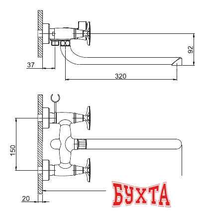 Смеситель Gappo G2251 2
