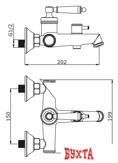Смеситель Vieir V173531-S 2