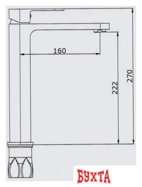 Смеситель Vieir V283512 2