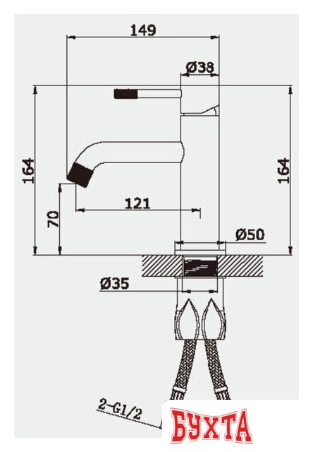 Смеситель Vieir V402511 2