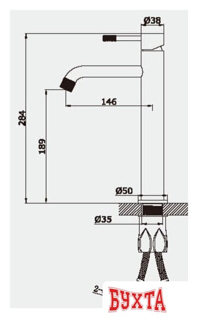 Смеситель Vieir V402512 2