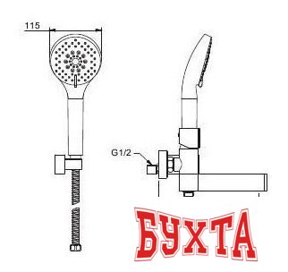Смеситель Gappo G3281 2