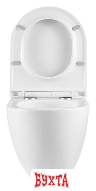Унитаз подвесной Lemark Glazer 9614003 (белый глянец, с сиденьем) 5