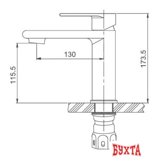 Смеситель Gappo G1099-20 2