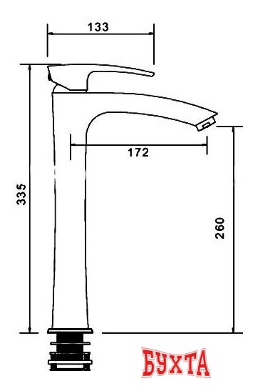 Смеситель Gappo G1007-11 2