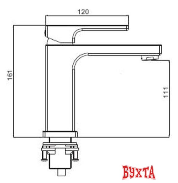 Смеситель с лейкой для биде Gappo G1017-1 2