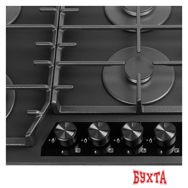Варочная панель ZorG HAG63 FDW black matte 4