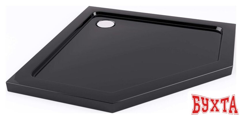 Душевой поддон Rea Diamond 90x90 (черный) 1